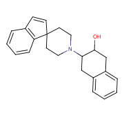 1'-(2-hydroxy-1,2,3,4-tetrahydronaphth-3-yl)spiro(1h-indene-1,4'-piperidine)