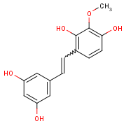 4-[2-(3,5-dihydroxyphenyl)ethenyl]-2-methoxybenzene-1,3-diol