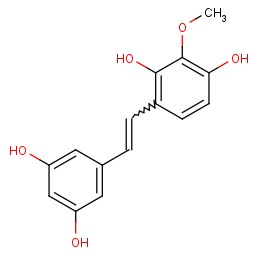 4-[2-(3,5-dihydroxyphenyl)ethenyl]-2-methoxybenzene-1,3-diol