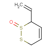 6-ethenyl-3,6-dihydrodithiine 1-oxide