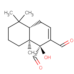 (1S,4aS,8aS)-1-hydroxy-5,5,8a-trimethyl-4a,6,7,8-tetrahydro-4H-naphthalene-1,2-dicarbaldehyde