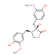 (3R,4R)-3-hydroxy-3,4-bis[(4-hydroxy-3-methoxy-phenyl)methyl]oxolan-2-one