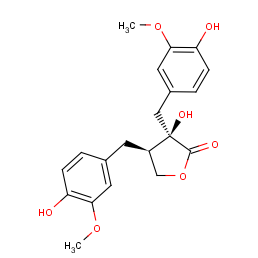 (3R,4R)-3-hydroxy-3,4-bis[(4-hydroxy-3-methoxy-phenyl)methyl]oxolan-2-one