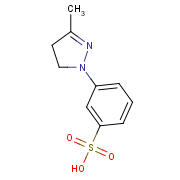 m-(4,5-dihydro-3-methyl-1H-pyrazol-1-yl)benzenesulphonic acid