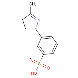m-(4,5-dihydro-3-methyl-1H-pyrazol-1-yl)benzenesulphonic acid