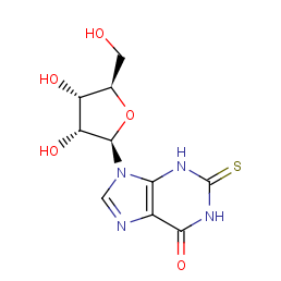 xanthosine, 2-thio-