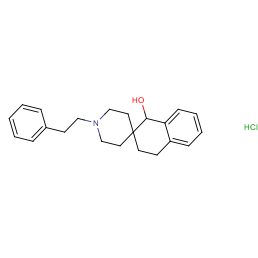 1'-(2-phenylethyl)spiro[3,4-dihydro-1h-naphthalene-2,4'-piperidine]-1-ol;hydrochloride