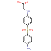 2-[4-(4-aminophenyl)sulfonylanilino]acetic Acid