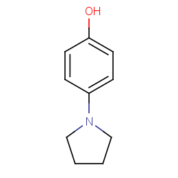p-(1-pyrrolidinyl)phenol