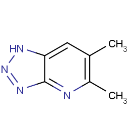 v-triazolo[4,5-b]pyridine, 5,6-dimethyl-