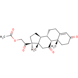 [2-[(8s,9s,10r,13s,14s,17r)-17-hydroxy-10,13-dimethyl-3,11-dioxo-1,2,6,7,8,9,12,14,15,16-decahydrocyclopenta[a]phenanthren-17-yl]-2-oxoethyl] Acetate