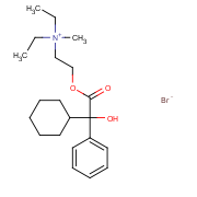 2-(2-cyclohexyl-2-hydroxy-2-phenylacetyl)oxyethyl-diethyl-methylazanium;bromide