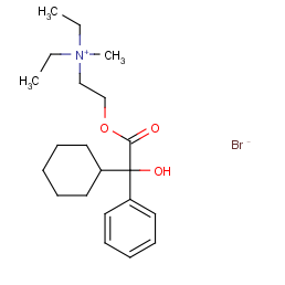 2-(2-cyclohexyl-2-hydroxy-2-phenylacetyl)oxyethyl-diethyl-methylazanium;bromide