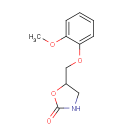 5-[(2-methoxyphenoxy)methyl]-1,3-oxazolidin-2-one