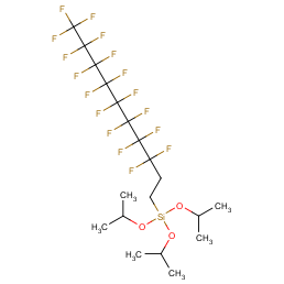 1H,1H,2H,2H-Heptadecafluorodecyltrisisopropoxysilane