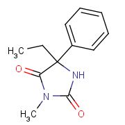 5-ethyl-3-methyl-5-phenylimidazolidine-2,4-dione