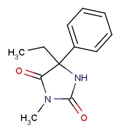 5-ethyl-3-methyl-5-phenylimidazolidine-2,4-dione