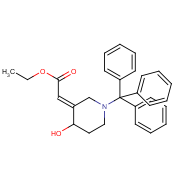 rac- (2E)-3-[(Ethoxycarbonyl)methylene]-1-trityl-4-piperidinol