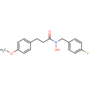 N-[(4-Fluorophenyl)methyl]-N-hydroxy-4-methoxy-benzenepropanamide