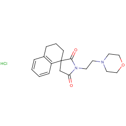 1'-(2-morpholin-4-ylethyl)-3,4-dihydro-2H,2'H,5'H-spiro[naphthalene-1,3'-pyrrolidine]-2',5'-dione hydrochloride
