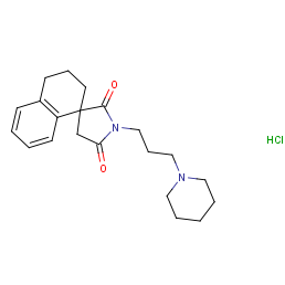 1'-(3-piperidin-1-ylpropyl)spiro[2,3-dihydro-1h-naphthalene-4,3'-pyrrolidine]-2',5'-dione;hydrochloride