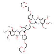 s-indacene-1,3,5,7(2H,6H)-tetrone, 2,6-bis[3-[3-[2-(1,3-dioxan-2-yl)ethoxy]phenyl]-3,4-dihydro-6,7,8-trimethoxy-4-oxo-2-quinazolinyl]-