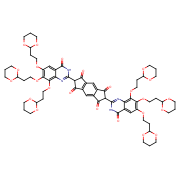 s-indacene-1,3,5,7(2H,6H)-tetrone, 2,6-bis[6,7,8-tris[2-(1,3-dioxan-2-yl)ethoxy]-3,4-dihydro-4-oxo-2-quinazolinyl]-