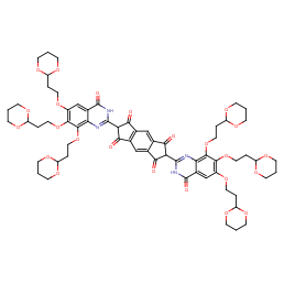 s-indacene-1,3,5,7(2H,6H)-tetrone, 2,6-bis[6,7,8-tris[2-(1,3-dioxan-2-yl)ethoxy]-3,4-dihydro-4-oxo-2-quinazolinyl]-