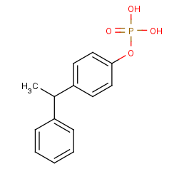 p-(1-phenylethyl)phenyl dihydrogen phosphate