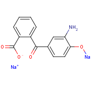 o-(3-Amino-4-sodiooxybenzoyl)benzoic acid sodium salt