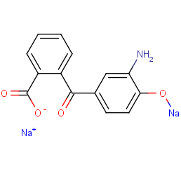 o-(3-Amino-4-sodiooxybenzoyl)benzoic acid sodium salt